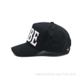 100% Cotton Black Baseball Cap Wholesale